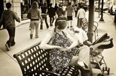 feeding under a cover